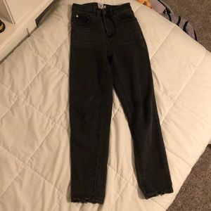 Black Straight legged Princess Polly Jeans